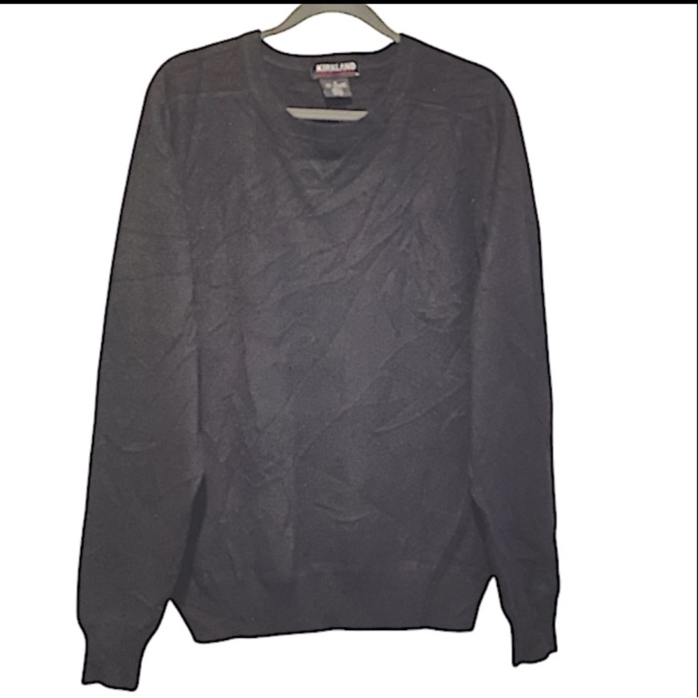 Kirkland Signature 💯 Cashmere Crew Neck Pullover Sweater Size M